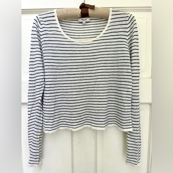 Madewell stripe long sleeve - Picture 1 of 2